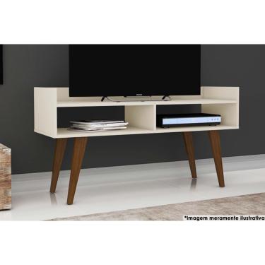 Imagem de Aparador de Sala Jantar RT 3113 c/ 2 Nichos Off White - Movelbento