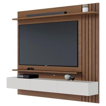 Imagem de Painel Suspenso TV 70" 180 Cm Juriti Colibri Amendoa  Matte