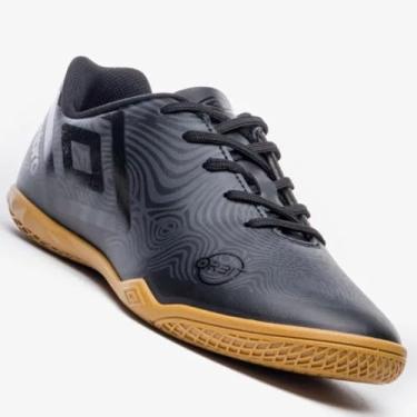 Imagem de Chuteira Futsal Umbro Orbit, Preto/Preto, 44