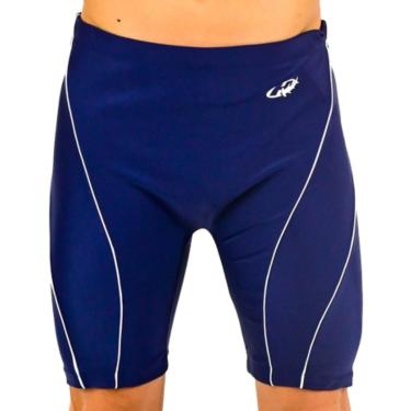 Imagem de Bermuda para Natação Xtra Life Com Viés, Hammerhead, Masculino, Marinho/Branco, G