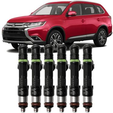 Imagem de Kit 6 Bico Injetor Outlander 3.0 Gasolina