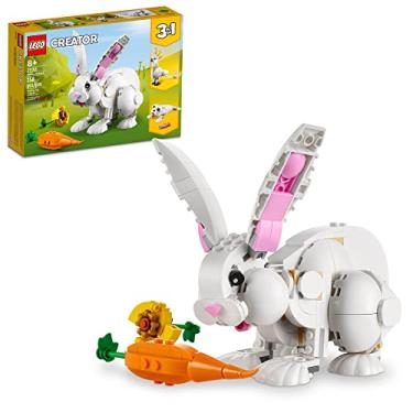 Imagem de LEGO Creator 3em1 Coelho Branco 31133; Conjunto de Construção (258 Peças)