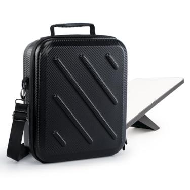 Imagem de WISEPRO Capa protetora rígida compatível com Starlink Mini, bolsa de viagem de EVA à prova d'água à prova de choque com alças de ombro para armazenamento e transporte ao ar livre