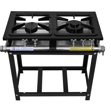 Imagem de Fogão Industrial 2 Bocas 30x30 P7 Baixa Pressão Leona