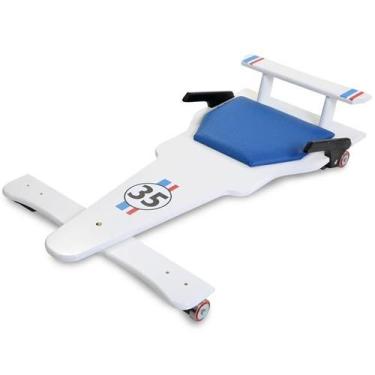 Imagem de Carrinho de Rolimã F1 Branco 35 - Multidecor