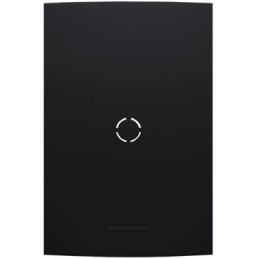 Imagem de Placa 4x2 Cega Saída Fio Inova Pro Class Alumbra Preto Fosco