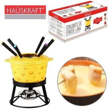 Imagem de Jogo De Fondue De Ceramica Lana Com 6 Garfos 1l - hauskraft
