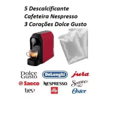 Imagem de 5 Descalcificante Cafeteira Nespresso 3 Corações Dolce Gusto