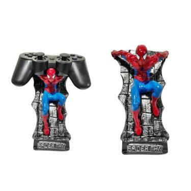 Imagem de Boneco Suporte para Controle Homem Aranha Spider Man em Resina Os Ving