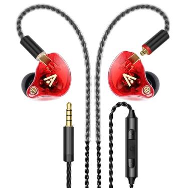 Imagem de Fones de ouvido com fio Vibes 202M – Fones de ouvido intra-auriculares HiFi – Fones de ouvido com isolamento de ruído com microfone – Som claro, graves profundos e fones de ouvido para jogos de ajuste