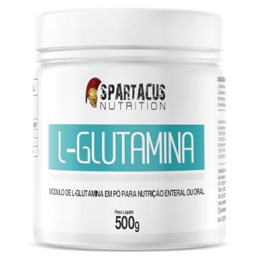 Imagem de L-Glutamina 100% Pura Isolada 500g Recuperação Muscular Suplemento Alimentar em Pó Zero Açúcar Sem Glúten Alta Pureza Spartacus Nutrition
