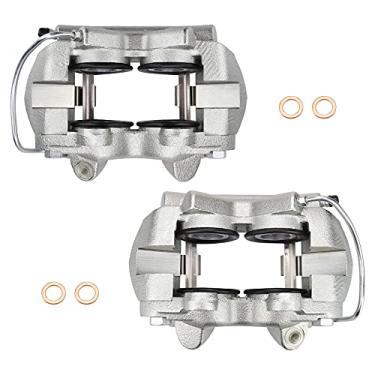 Imagem de DRIVESTAR 184404 184405 Pinças de freio dianteiro para Ford Fairlane, Falcon, Mustang, Ranchero, 1967 Mercury Comet, novo par de pinças de freio a disco