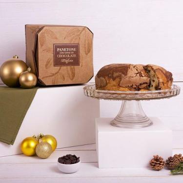 Imagem de Panetone Gotas de Chocolate Santa Luzia  500g - Casa Santa Luzia