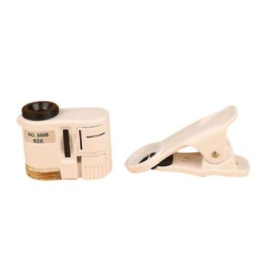 Imagem de Escopo 60x, Microscópio do grampo do telefone celular, lupa do telefon