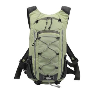 Imagem de harayaa Mochila para caminhadas ao ar livre 13L Mochila de pesca Viagem 24x13x43cm Versátil Resistente à água, Luz Verde