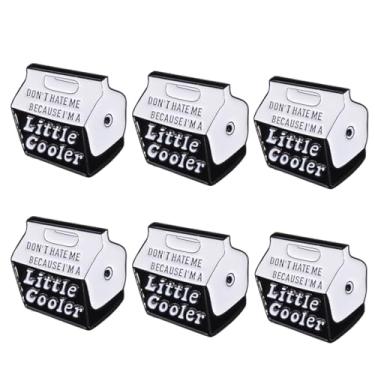 Imagem de Alfinetes legais, broches esmaltados fofos, Don't Hate Me Because I'm a little cool Words broche de esmalte socialmente estranho acessório para homens mulheres meninas presentes, ONE SIZE, Metal, Liga