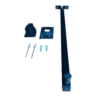 Imagem de 2X Haste Puxador Janela Maxim Ar De Alumínio Frontal - 30Cm