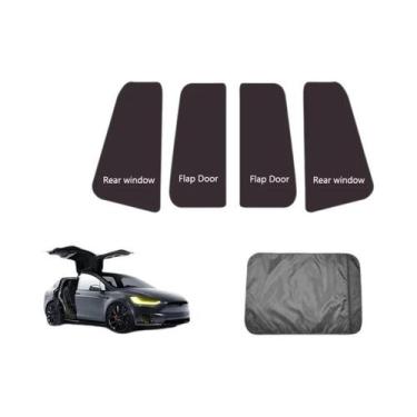 Imagem de Teto De Vidro Tesla Model X Com Tela De Sombreamento Para Teto Solar D