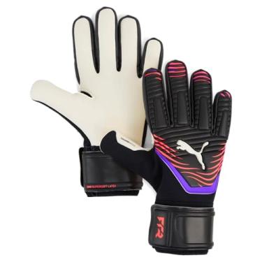Imagem de PUMA Luvas de goleiro unissex Future Match com corte negativo, PUMA preto brilhante vermelho-roxo brilho SS25, 9