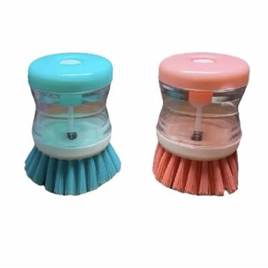 Imagem de Escova Lava Louças Com Recipiente Para Detergente (2)