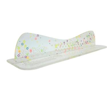 Imagem de Régua com Proteção 30cm Safecut Acrílico Glitter Flor Marpax
