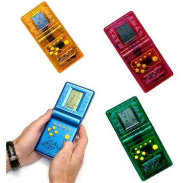 Imagem de Mini Game Retrô Portátil Infantil Unissex 9999 Jogos em 1 Console de Mão Clássico Brinquedo Educativo Interativo com Tela LCD Sons e Níveis Diversos
