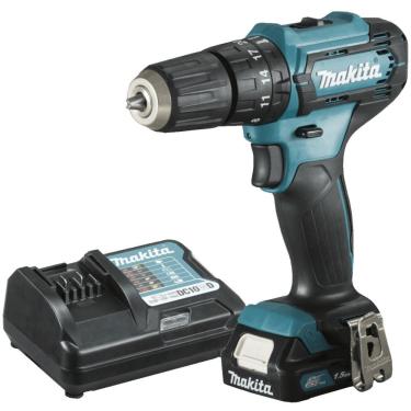 Imagem de Parafusadeira Furadeira De Impacto A Bateria 12 Volts + Carregador - Hp333dwyx3 - Makita