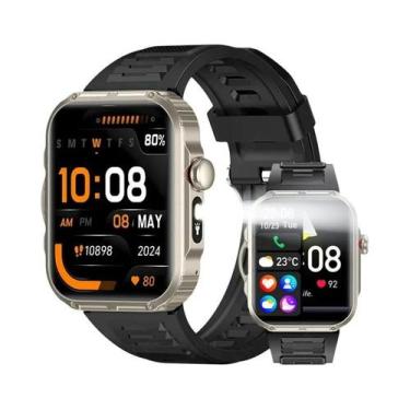 Imagem de Relógio Inteligente Bluetooth Ultra HD De 2.01" Para Homens E Mulheres