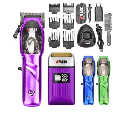 Imagem de Kit Maquina Wmark Corte Ng 9003 + Ng 996 Shaver Finalização