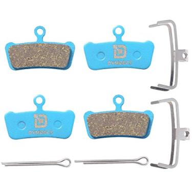Imagem de 2 pares de pastilhas de freio Dymoece de disco de bicicleta compatíveis com Sram Guide RSC RS R Elixir 7 9 Avid XO Trail 4 Piston MTB Disc Brakes (Resina, Semi-metálico, Sintered Metal) SCP-XO, Multi Metallic Pads
