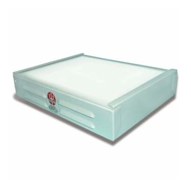 Imagem de Prancheta de Luz Portátil com Alça para Transporte, Área Iluminada, Trident MLP-45, Cinza, 45 cm