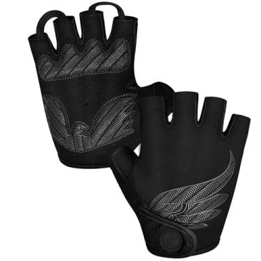 Imagem de MOREOK Luvas De Ciclismo Luvas De Bicicleta Para Homens/Mulheres-[Almofada De Gel De 5 Mm] Luvas De Ciclismo Luvas De Meio Dedo Luvas De Bicicleta-Para Ciclismo/Fitness/Motocicleta/Academia/Esportes