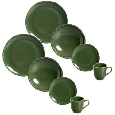 Imagem de Aparelho de Jantar Cerâmica Stoneware Daily Calm 32 peças Porto Brasil