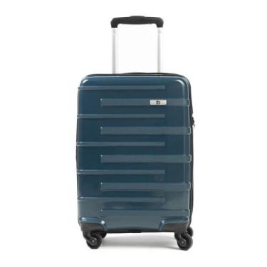 Imagem de Mala de Bordo Polipropileno 4 Rodas Suissewin Montreux Azul, P