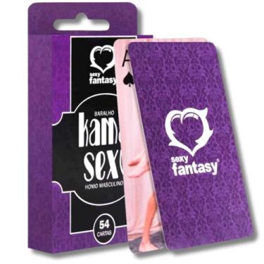 Imagem de Baralho Kama Sexy Homo Masculino 54 Cartas Kama Sutra (Homo Masculino)