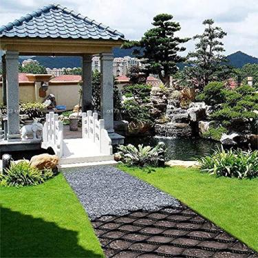 Imagem de Pavimentadoras de grade de solo dobráveis para passarela de jardim, caminhos de favo de mel, sistema de grades de enchimento de cascalho de ervilha para estabilização de pavimentação de solo, (cor: L