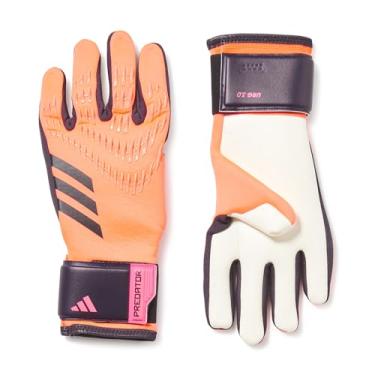 Imagem de adidas Luvas de goleiro unissex da liga, turbo/aurora, preto/turbo, 9
