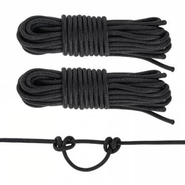 Imagem de 2 peças de material de laço D para tiro com arco e flecha, laço D composto de 3 metros, corda de amarração de liberação para arco e flecha composta