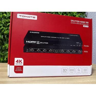 Imagem de Distribuidor de Sinal Splitter HDMI 4K 1x8 - Tomate MTV-118