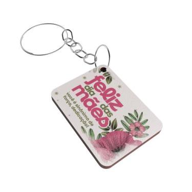 Imagem de Kit 100 Chaveiros MDF Dia das Mães Amor Amplificado - R9, 2