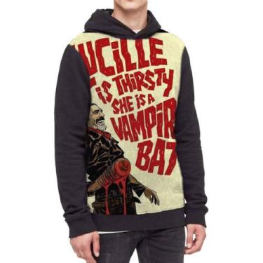 Imagem de Moletom Com Capuz The Walking Dead Ref:266 - smoke, Preto, PP