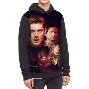 Imagem de Moletom Com Capuz Supernatural Ref:243 - smoke, Preto, M