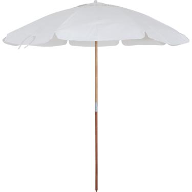 Imagem de Guarda-Sol 2,00m em Bagum e Madeira Branco Bel