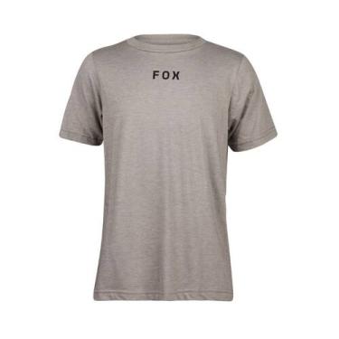Imagem de Camiseta Fox Infantil Flora Preta, 3, Cinza, YG