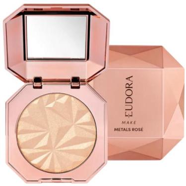 Imagem de Iluminador Compacto Metals Rosé Eudora Make 5G