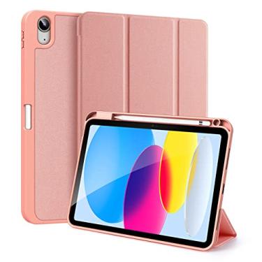 Imagem de Capa Dux Ducis Modelo Domo Series Compatível com iPad 10 (10.9) / iPad 11 (A16) - Rosa