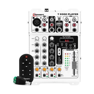 Imagem de Mesa De Som Taramps T0302 3 Canais Player 12v