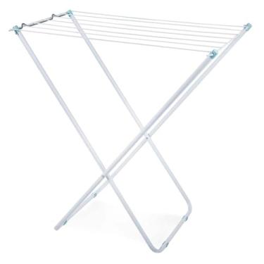 Imagem de Varal de Chão para Apartamento | Modelo Slim Dobrável e Retrátil com Estrutura Reforçada | Economiza Espaço