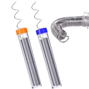 Imagem de 2 peças de fio de solda, solda de núcleo de resina para reparo de componentes de solda elétrica eletrônica (0,8 mm)