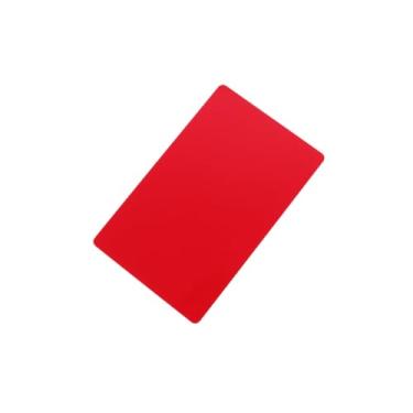 Imagem de Cartões de visita faça-você-mesmo de alumínio anodizado fino gravador CNC em branco laser CNC seguro para máquina cantos arredondados